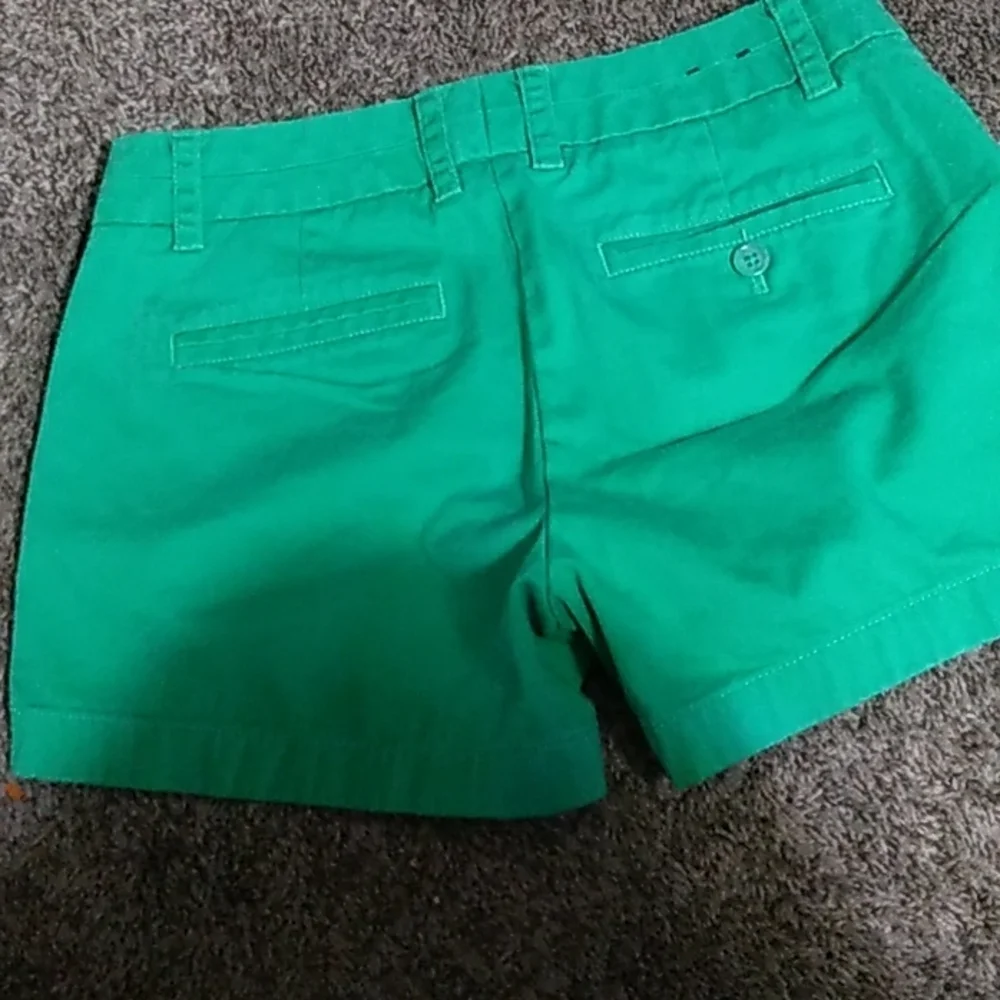 J. CREW CHINO JUNIORS SHORTS SZ 00 - Picture 2 of 5